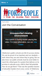 Mobile Screenshot of forthepeopleok.com