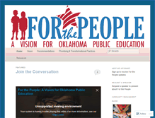 Tablet Screenshot of forthepeopleok.com